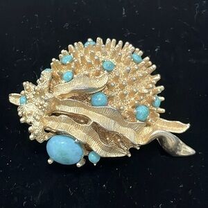 Emmons Sea Urchin Starfish Mid Century Brooch